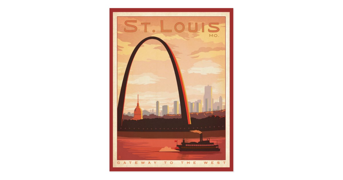 St Louis, MO Postcard Zazzle