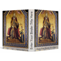 St. Louis Of Toulouse Crowned His Brother Robert Vinyl Binder