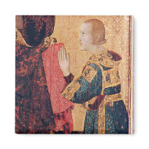 St. Louis of Toulouse  crowning his brother Refrigerator Magnet