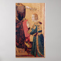 St. Louis of Toulouse  crowning his brother Poster