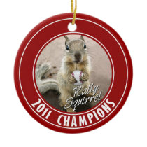 St. Louis Rally Squirrel 2011 Winners Christmas Tree Ornament