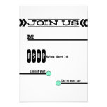 St.Louis Response Card: Mint invitations
