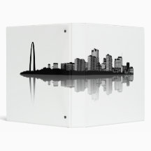 St. Louis Skyline Binder (b/w)