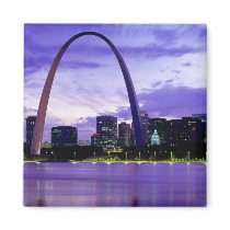 St. Louis Skyline Fridge Magnet