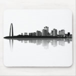 St. Louis Skyline Mousepad (b/w)