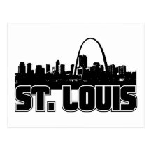 St Louis Skyline Post Cards