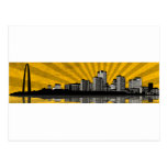 St. Louis Skyline Postcard (yellow)