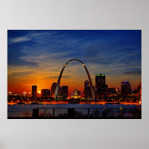 St. Louis Sunset Posters