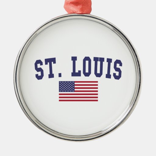st louis us flag round metal christmas ornament zazzle st louis us flag round metal christmas ornament zazzle
