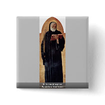 St. Lucas Altarpiece  By Andrea Mantegna Button