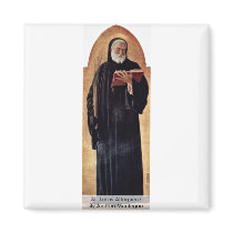 St. Lucas Altarpiece  By Andrea Mantegna Fridge Magnet