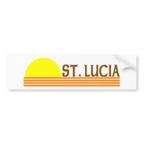 St. Lucia Bumper Stickers