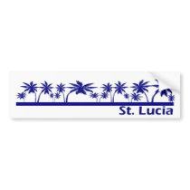 St. Lucia Bumper Sticker