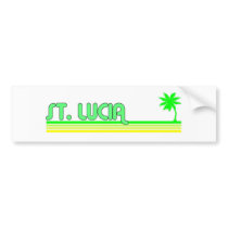 St. Lucia Bumper Sticker