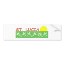 St. Lucia Bumper Stickers
