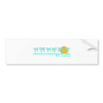 St. Lucia Bumper Stickers