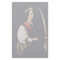 St. Lucia By Zurbarán Francisco De Stationery