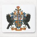 St. Lucia Coat of Arms Mousepad