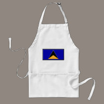 St. Lucia Flag aprons