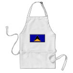 St. Lucia Flag aprons