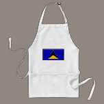 St. Lucia Flag aprons