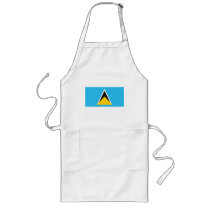 St. Lucia Flag Apron