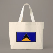 St. Lucia Flag bags