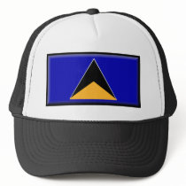 St. Lucia Flag hats by jacinto888 St. Lucia Flag hats