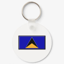 St. Lucia Flag keychains by jacinto888 St. Lucia Flag keychains