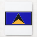 St. Lucia Flag mousepads by jacinto888 St. Lucia Flag mousepads