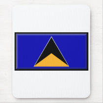 St. Lucia Flag mousepads by jacinto888 St. Lucia Flag mousepads