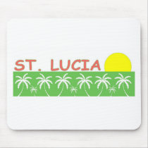 St. Lucia Mouse Pad