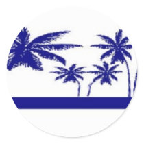 St. Lucia Round Sticker