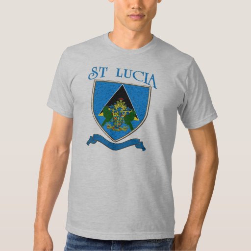 St Lucia T Shirt Zazzle