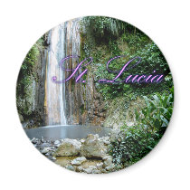 St Lucia Waterfall Magnets