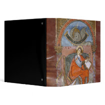 St. Luke, from the Gospel of St. Riquier 3 Ring Binders