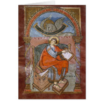 St. Luke, from the Gospel of St. Riquier Cards