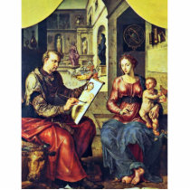 St. Luke Painting The Virgin By Marten Van Heemske Photo Sculptures