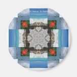 St. Maarten - St. Martin Kaleidoscope Magnet