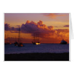 St. Maarten Sunset Card