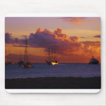 St. Maarten Sunset Mouse Pad