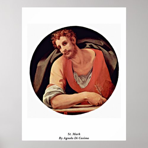 St. Mark By Agnolo Di Cosimo Posters