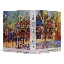 St. Mark'S Square In Venice By Pierre-Auguste Binders