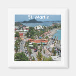 St. Martin and Marigot Bay Photo Fridge Magnet