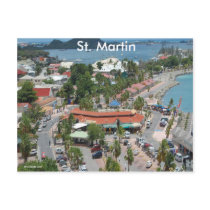 St. Martin and Marigot Bay Photo Postcard