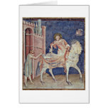 St.Martin Dividing His Cloak By Simone Martini Card
