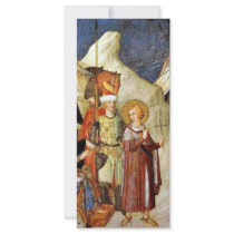 St Martin Leaves The Life Of Chivalry And Renounce Rack Card Template