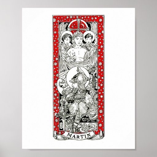 St. Martin of Tours 8" x 10" Print