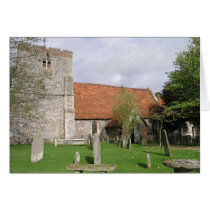 St Mary Church, Turville, Buckinghamshire Greeting Cards
