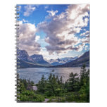 St. Mary Lake Sunset Spiral Notebook